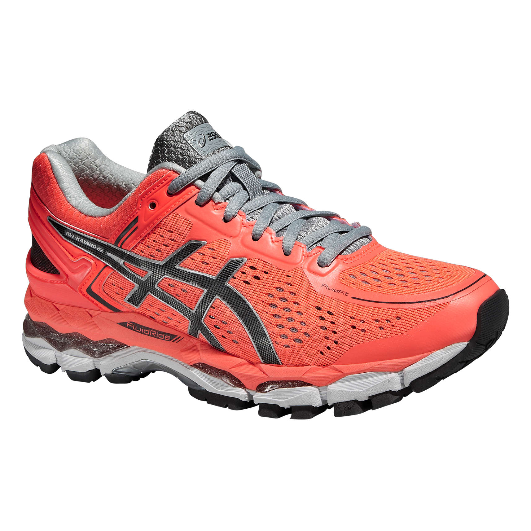 ASICS Gel Kayano 22 Hardloopschoenen Oranje/Grijs Dames