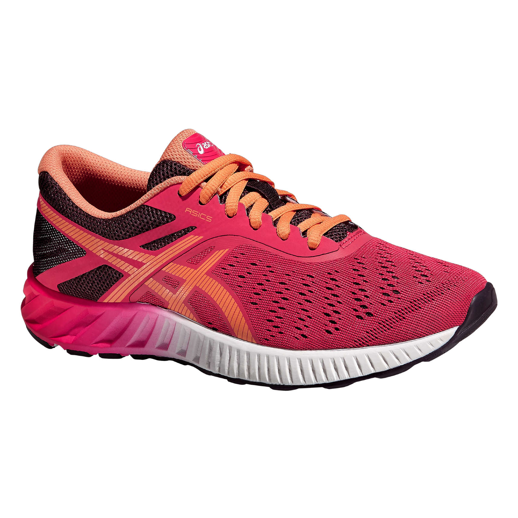 ASICS fuzeX Lyte Hardloopschoenen Roze/Oranje/Zwart Dames