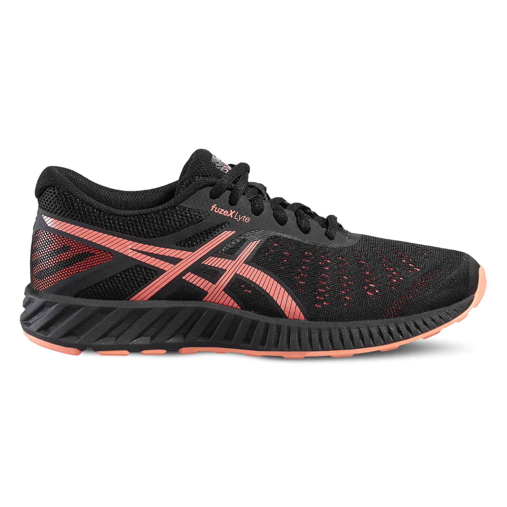 ASICS fuzeX Lyte Hardloopschoenen Zwart/Roze Dames