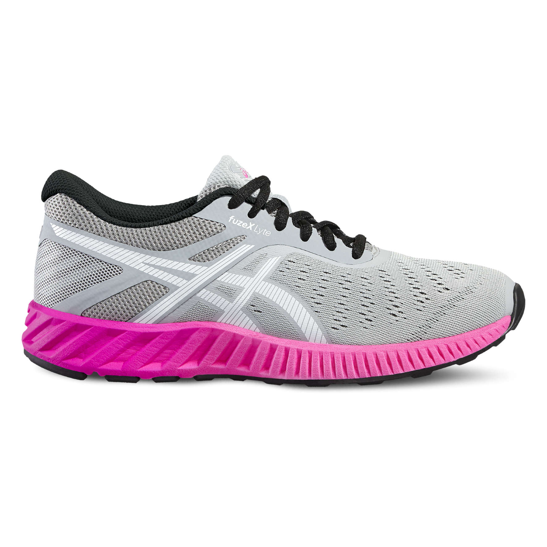 ASICS fuzeX Lyte Hardloopschoenen Grijs/Roze Dames