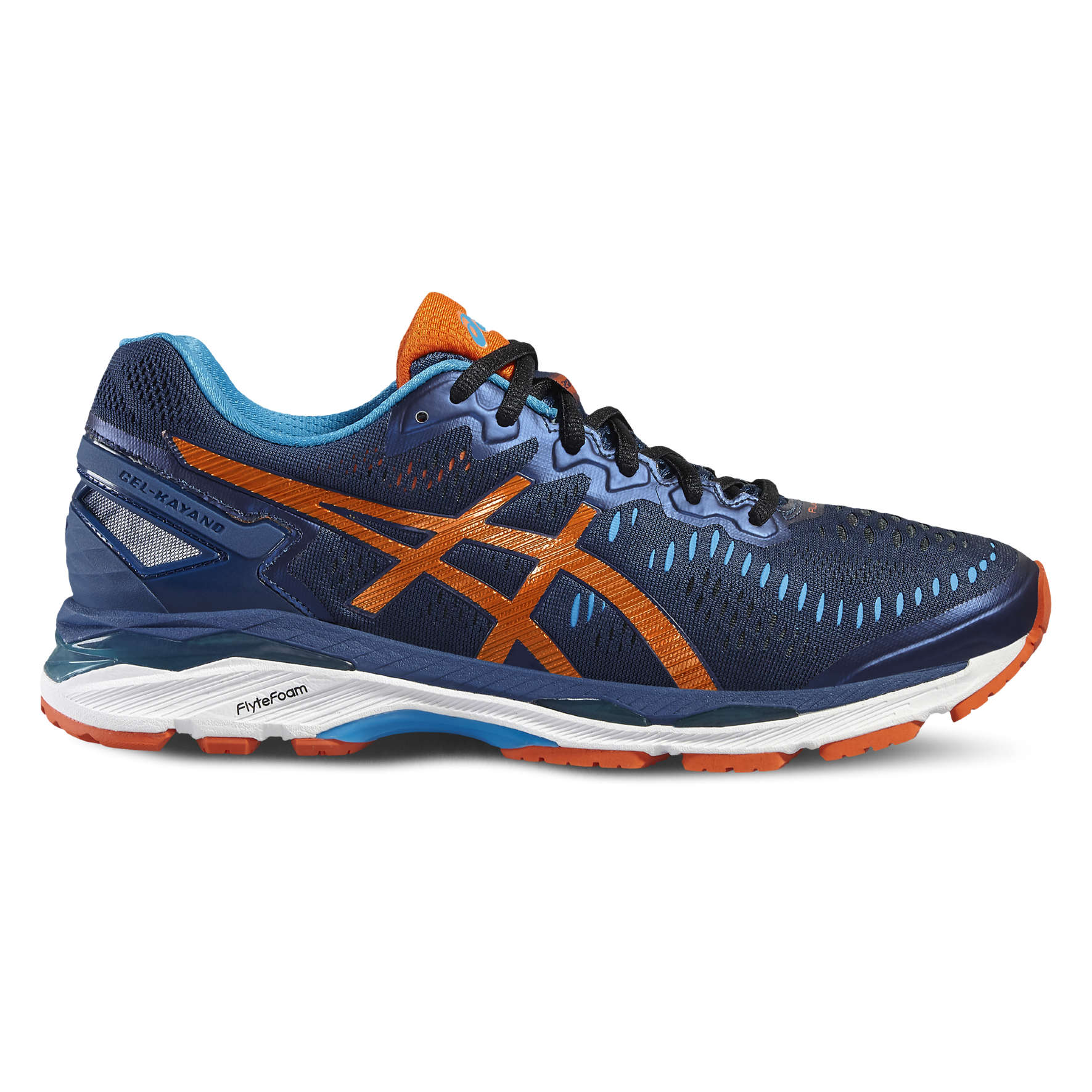 Misverstand grip logo ASICS Gel Kayano 23 Hardloopschoenen Blauw/Oranje Heren koop je bij  Futurumshop.nl