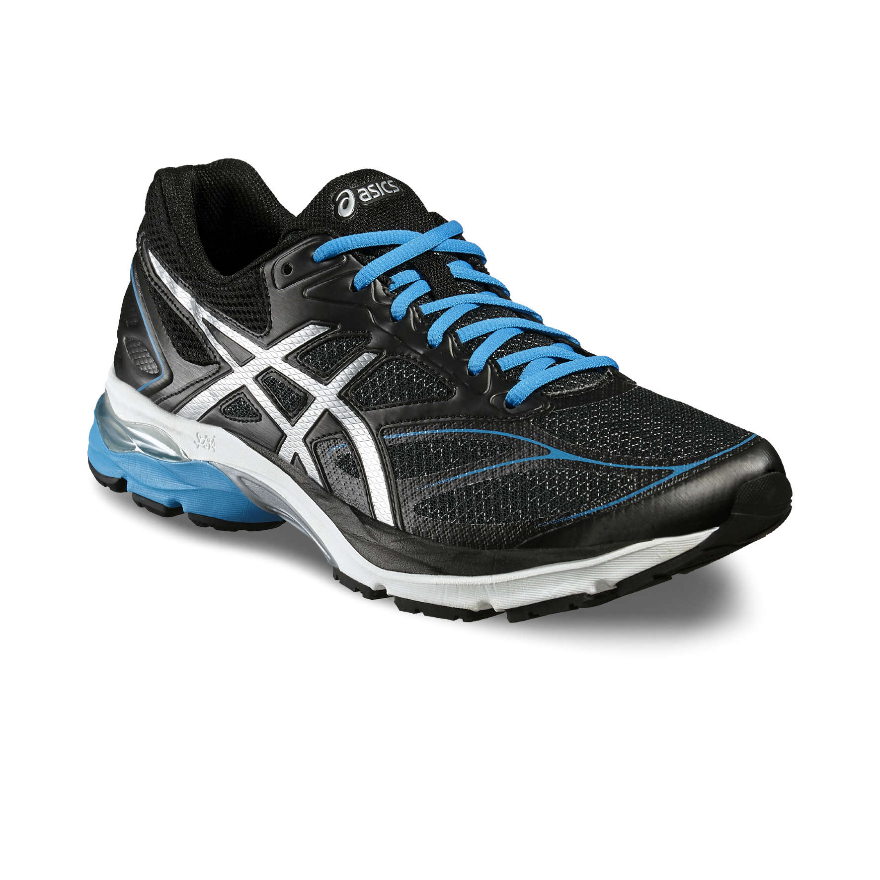 ASICS Gel Pulse 8 Hardloopschoenen Zwart/Wit/Blauw Heren