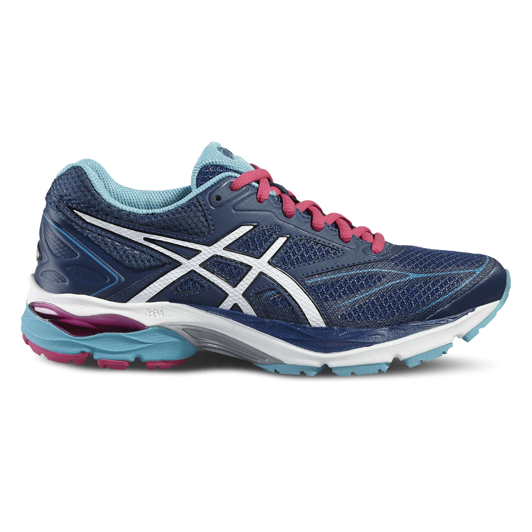 ASICS Gel Pulse 8 Hardloopschoenen Blauw/Wit/Roze Dames