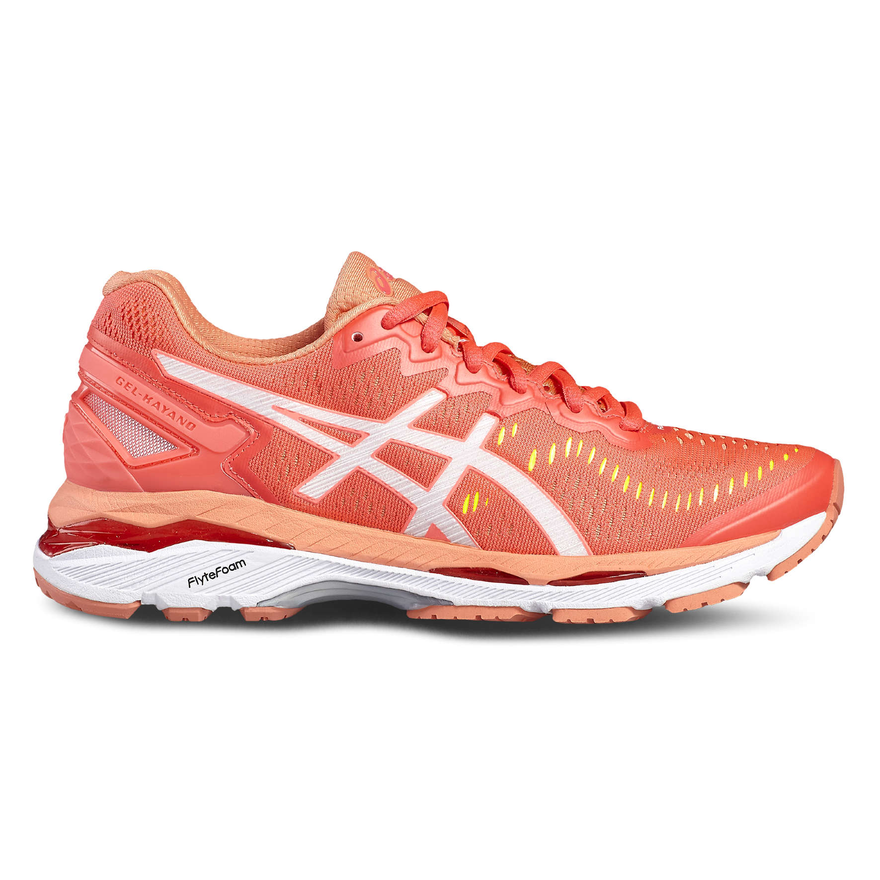 ASICS Gel Kayano 23 Hardloopschoenen Roze/Wit Dames