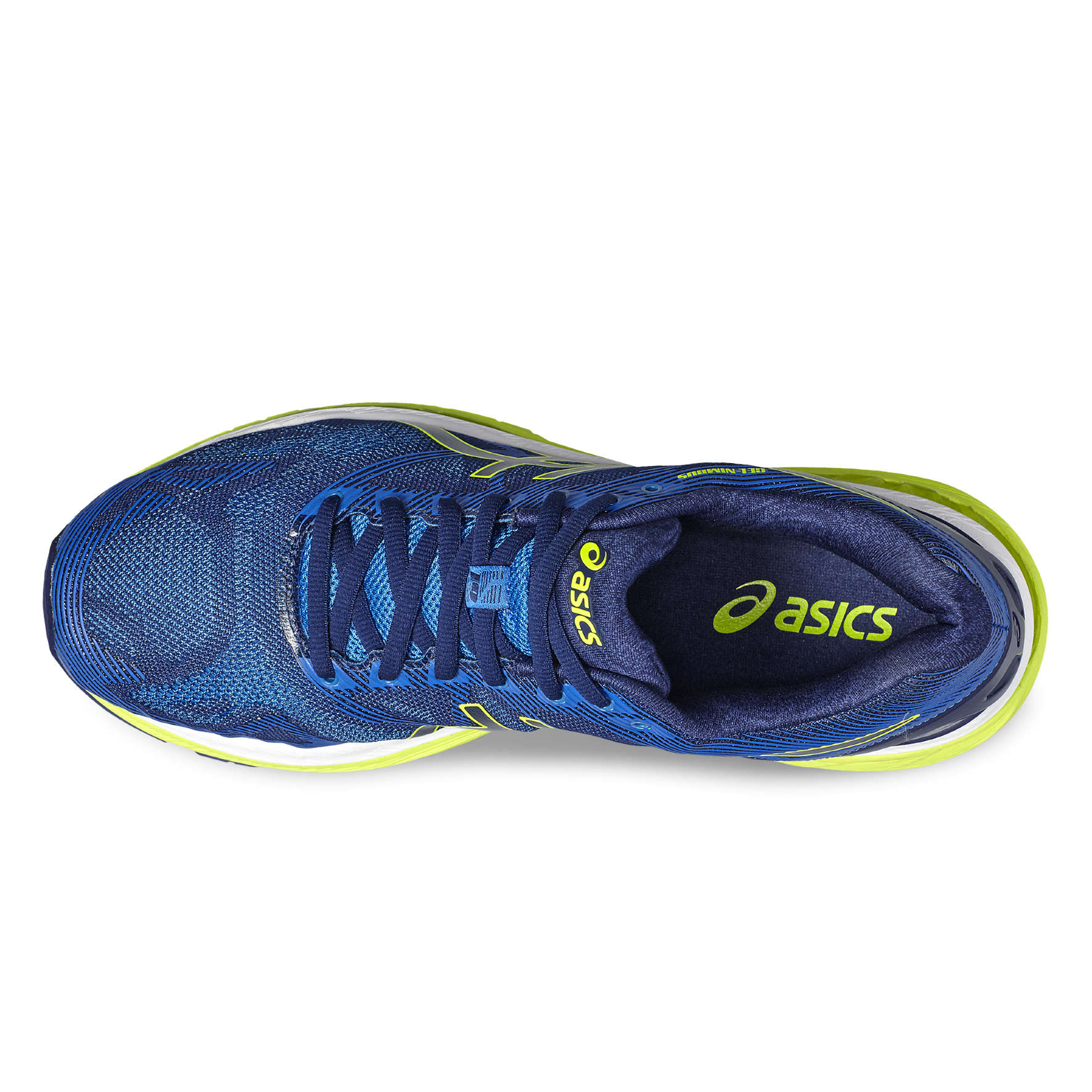 ASICS Gel Nimbus 19 Hardloopschoenen Blauw/Geel Heren