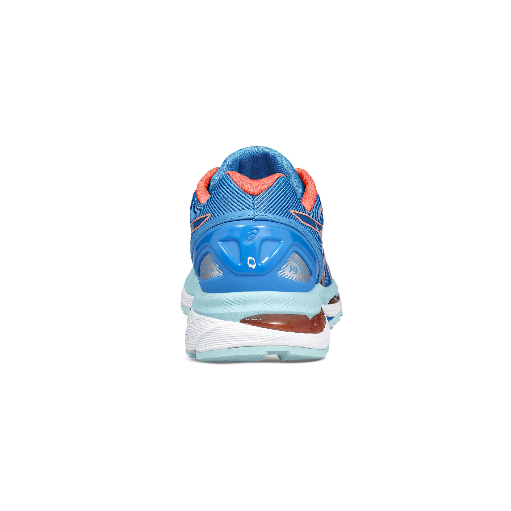 ASICS Gel Nimbus 19 Hardloopschoenen Blauw/Oranje Dames