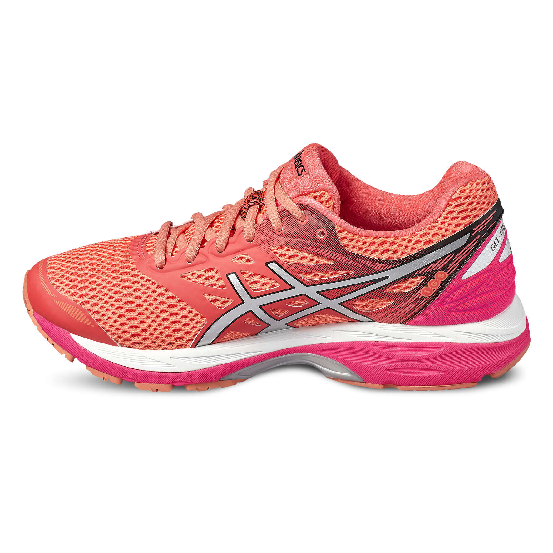 ASICS Gel-Cumulus 18 Hardloopschoenen Roze/Zilver Dames