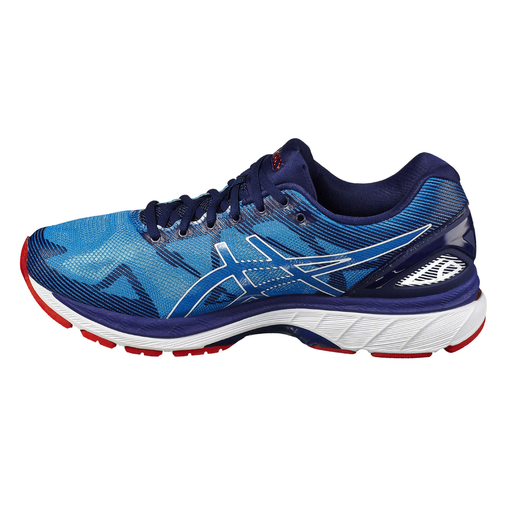 ASICS Gel Nimbus 19 Hardloopschoenen Blauw/Wit Heren