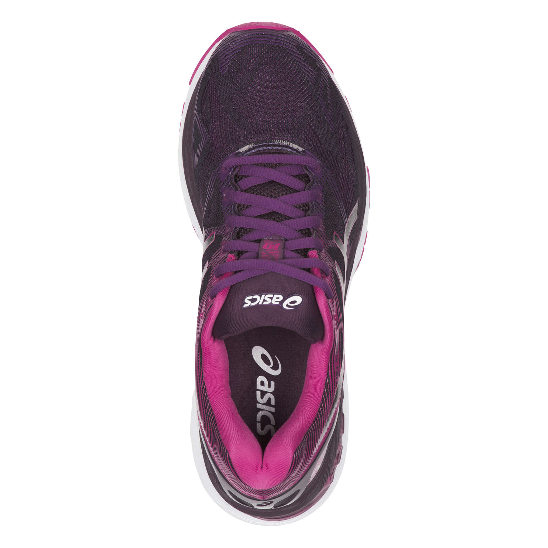 ASICS Gel Nimbus 19 Hardloopschoenen Zwart/Roze Dames