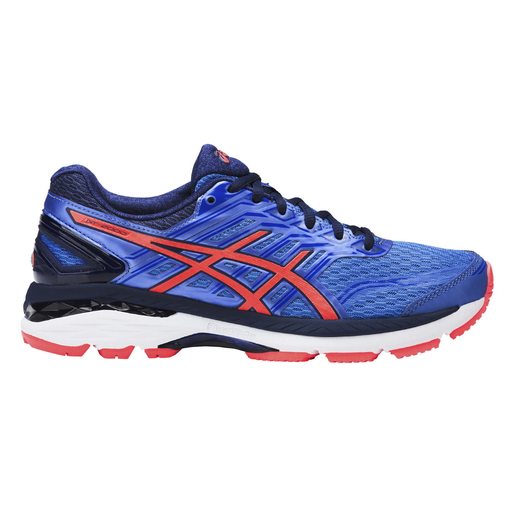 ASICS GT 2000 5 Hardloopschoenen Blauw/Roze/Wit Dames