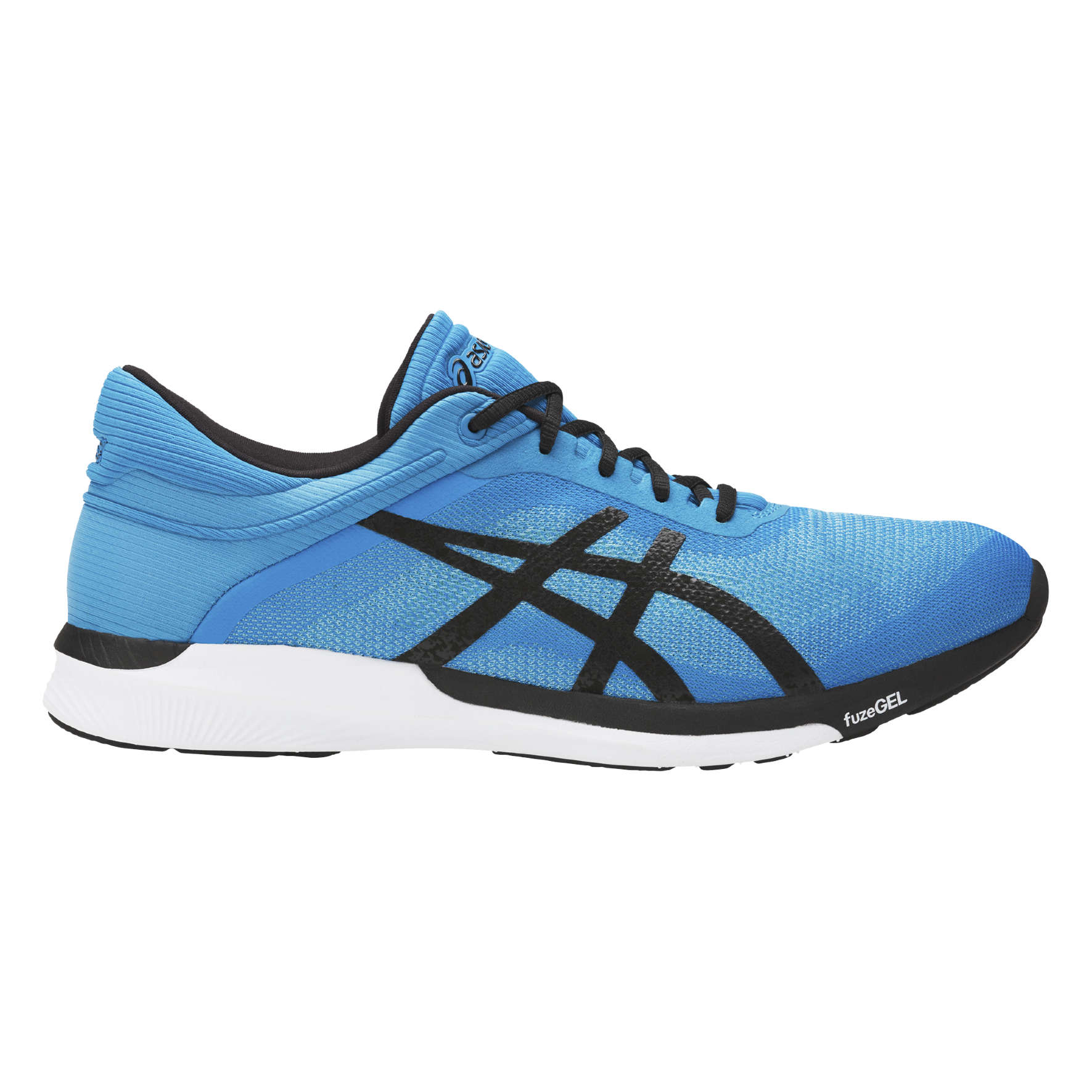 ASICS fuzeX Rush Hardloopschoenen Blauw/Zwart/Wit Heren