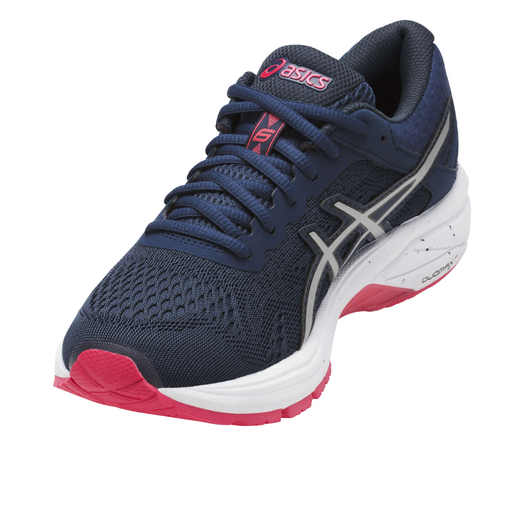 ASICS GT 1000 6 Hardloopschoenen Donkerblauw/Zilver/Roze Dames