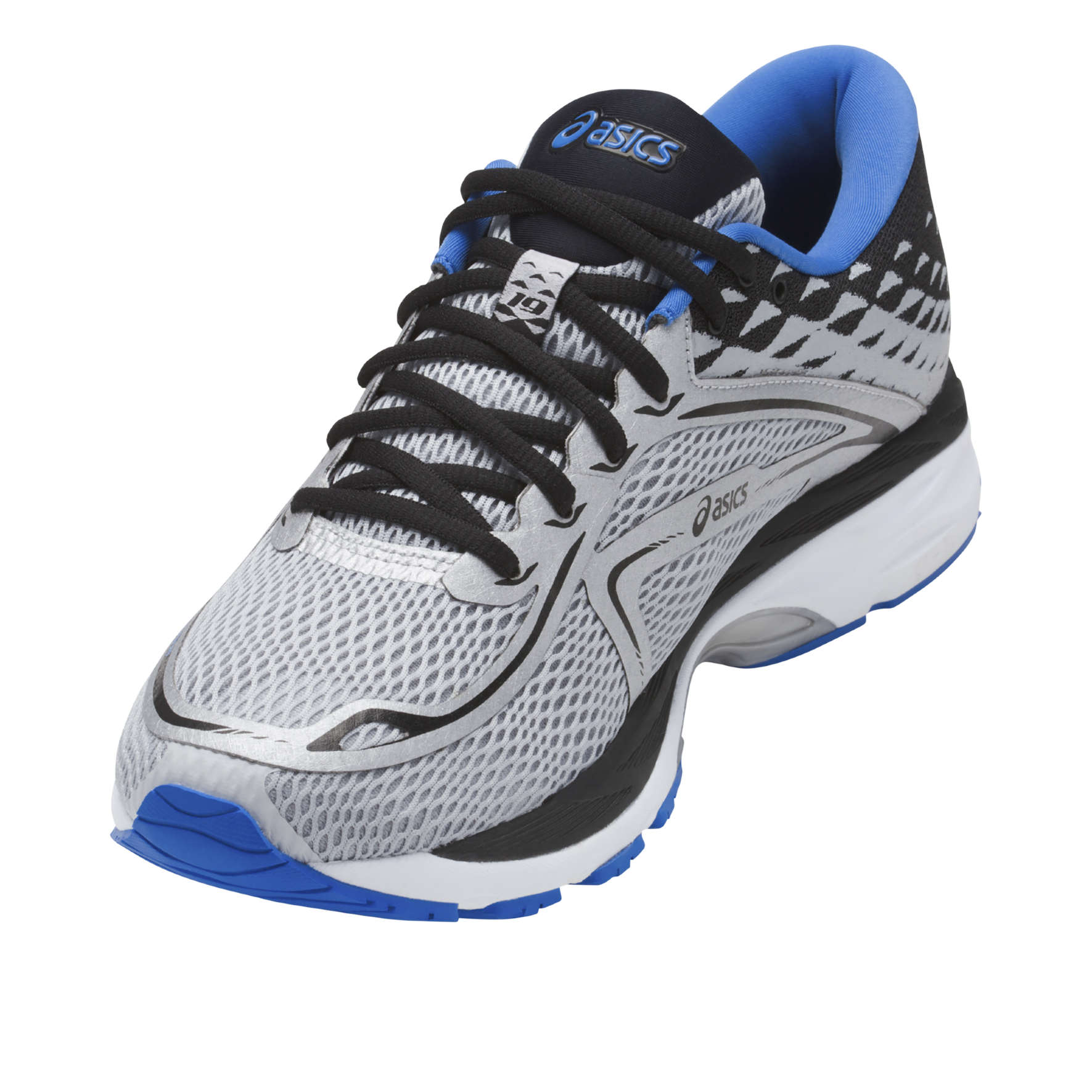 ASICS Gel Cumulus 19 Hardloopschoenen Grijs/Zwart/Blauw Heren