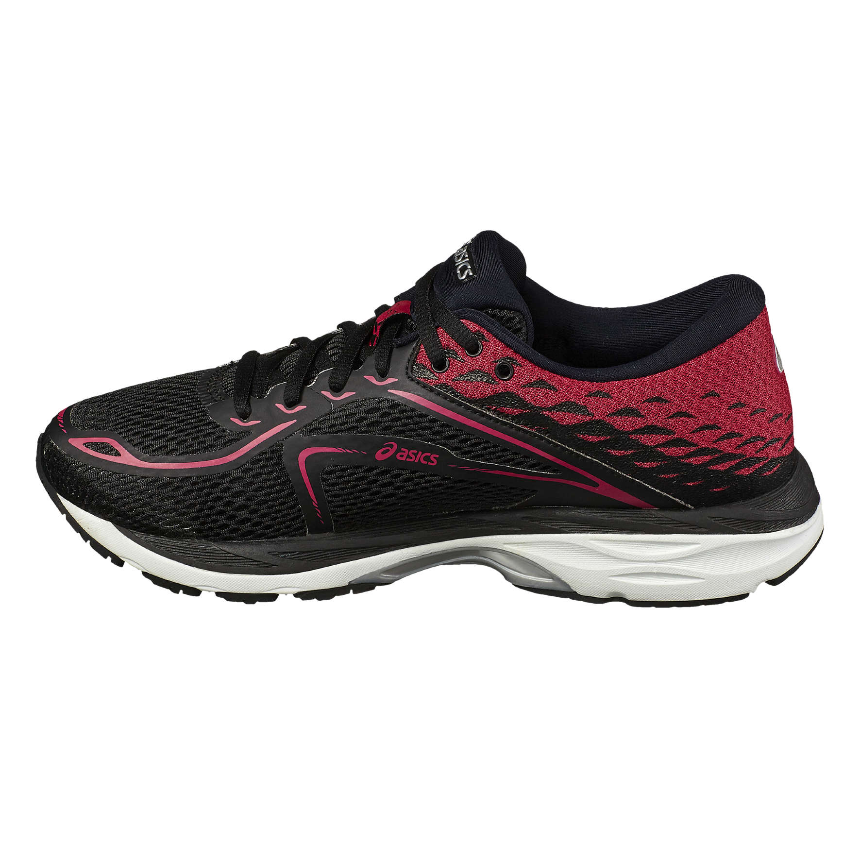 ASICS Gel Cumulus 19 Hardloopschoenen Zwart/Zilver/Roze Dames