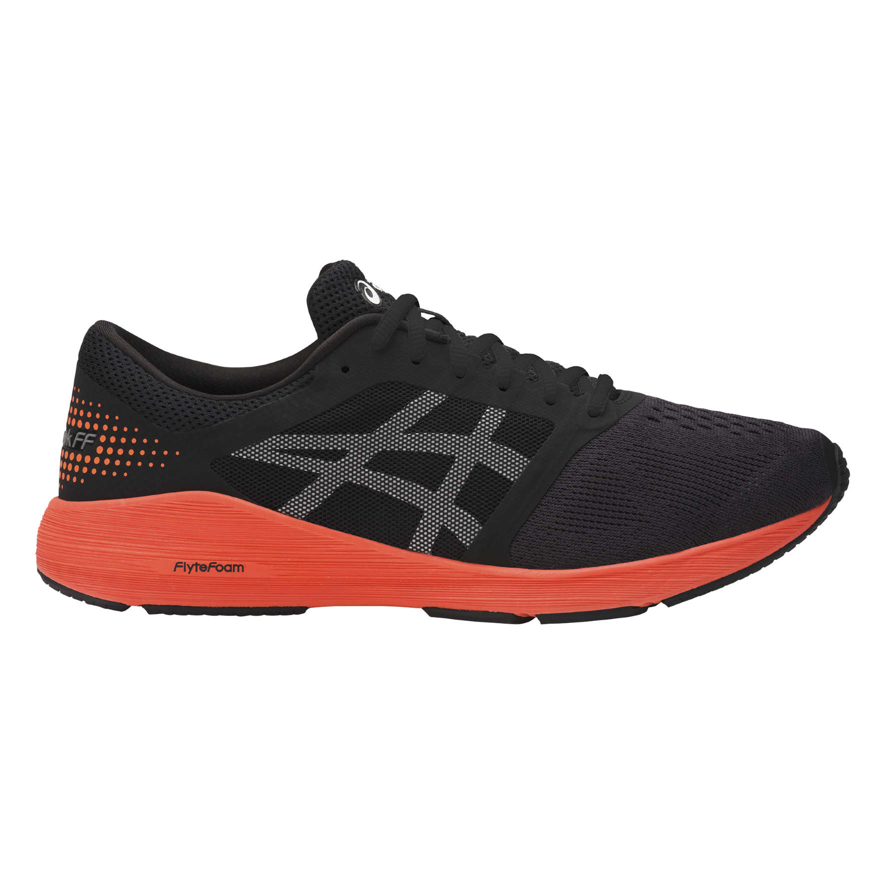 ASICS RoadHawk FF Hardloopschoenen Zwart/Oranje Heren