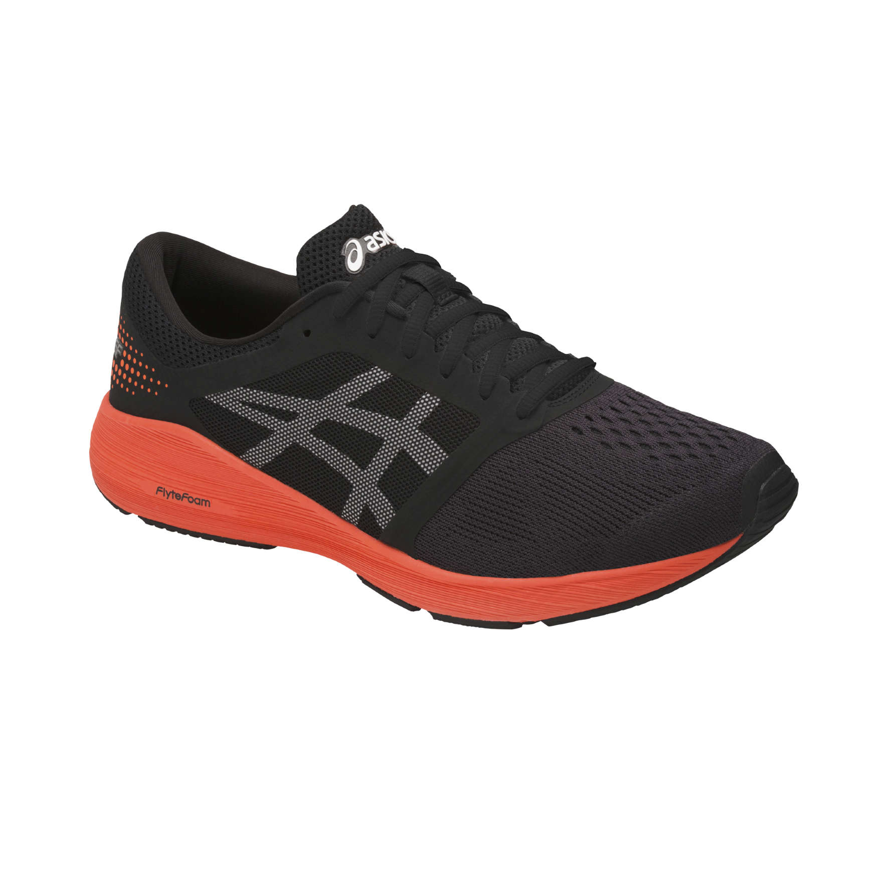 ASICS RoadHawk FF Hardloopschoenen Zwart/Oranje Heren