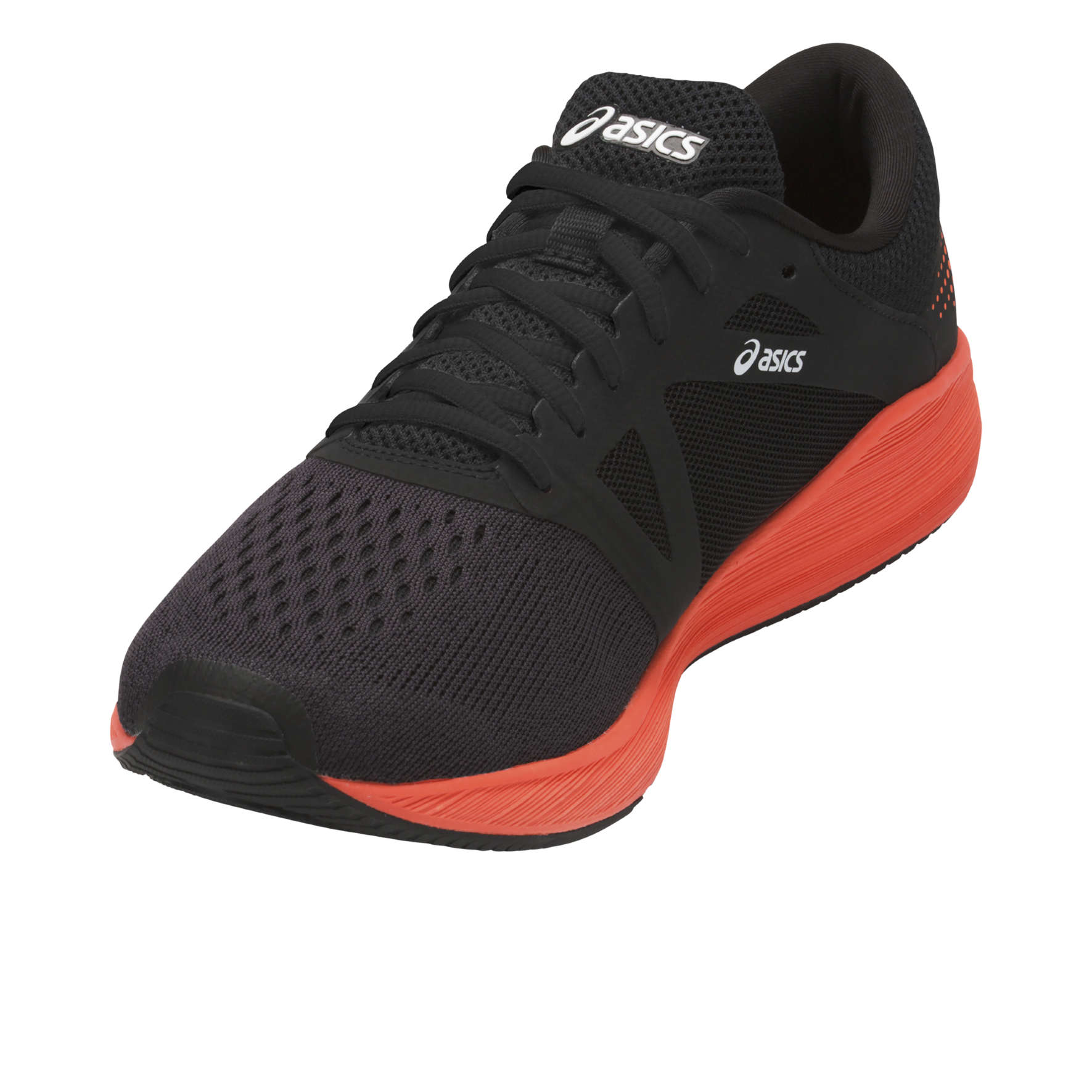 ASICS RoadHawk FF Hardloopschoenen Zwart/Oranje Heren