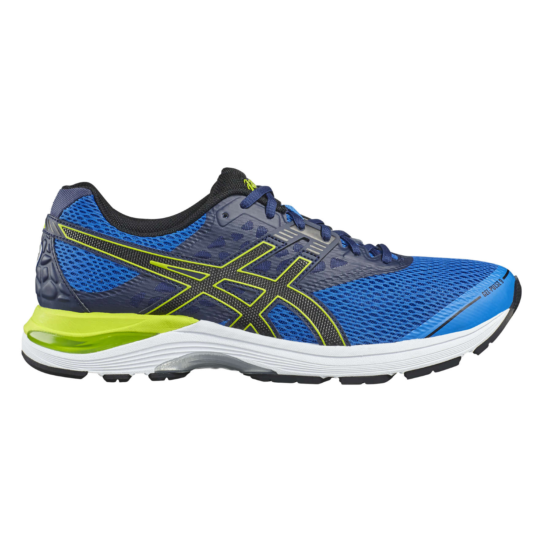 ASICS Gel Pulse 9 Hardloopschoenen Blauw/Groen Heren