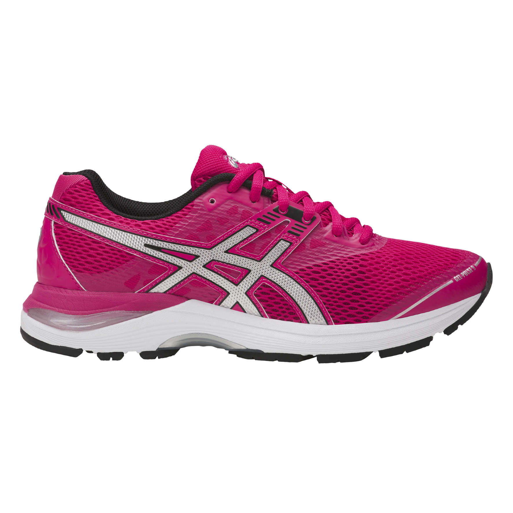 ASICS Gel Pulse 9 Hardloopschoenen Roze/Zilver/Wit Dames