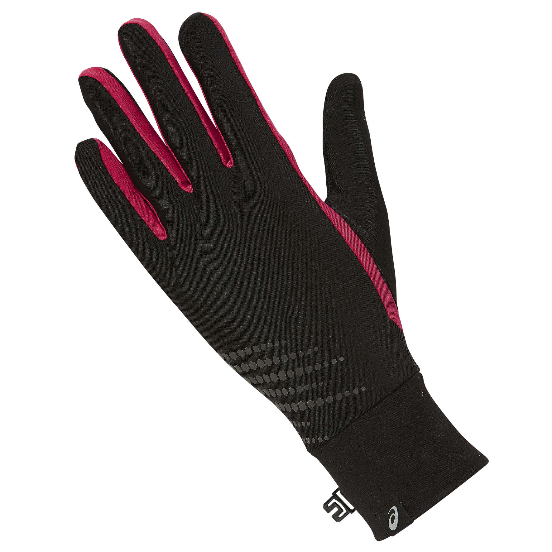 Mens Accessories Gloves Asics Synthetic Basic Performance Hardloophandschoenen Zwart Roze Dames in Black for Men 