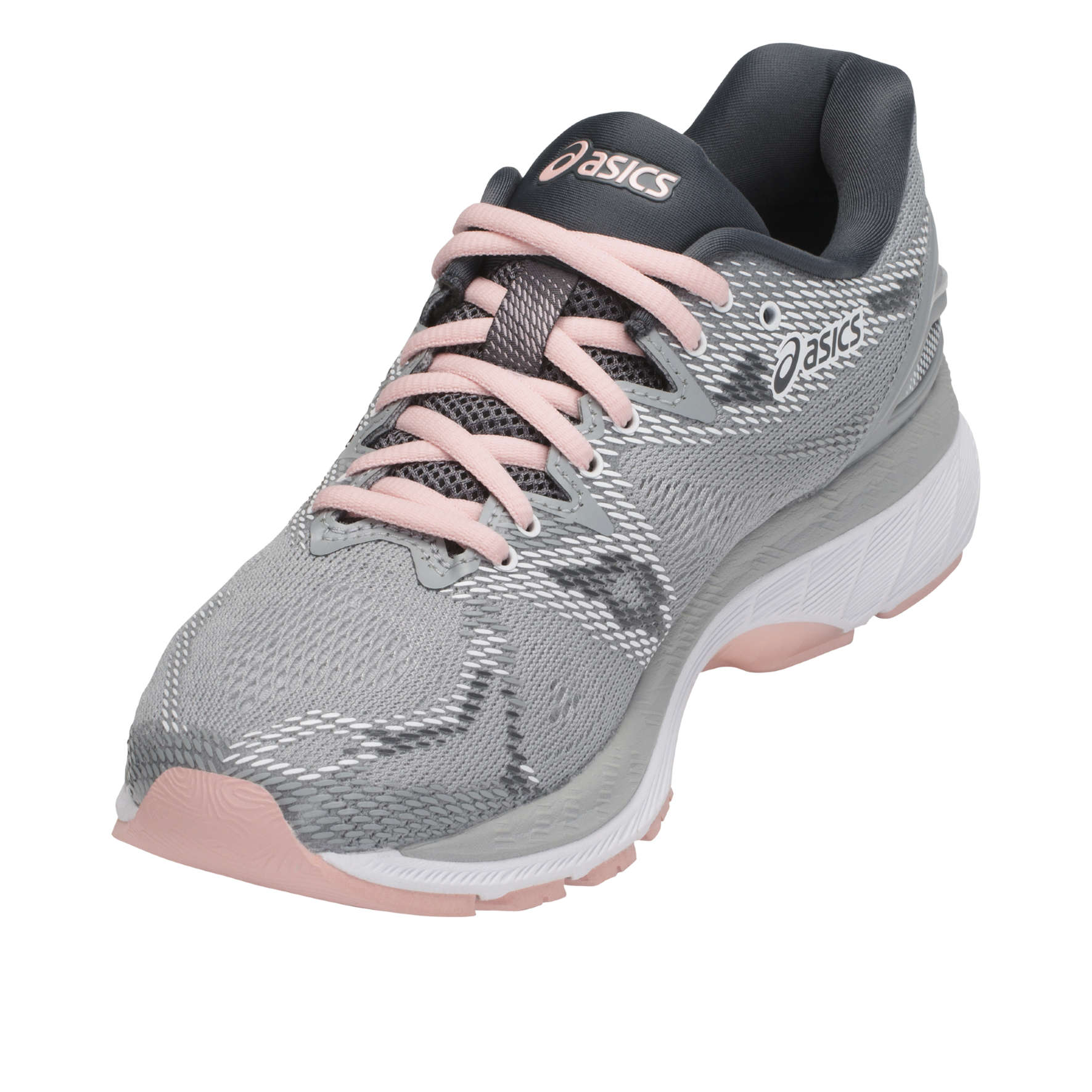 ASICS Gel Nimbus 20 Hardloopschoenen Grijs/Wit Dames