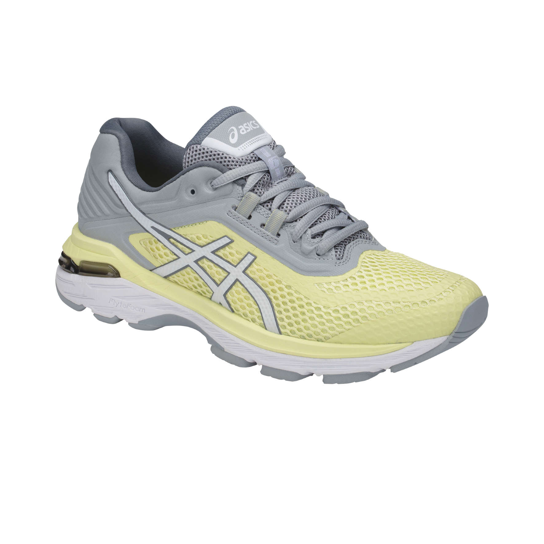 ASICS GT 2000 6 Hardloopschoenen Geel/Grijs/Wit Dames