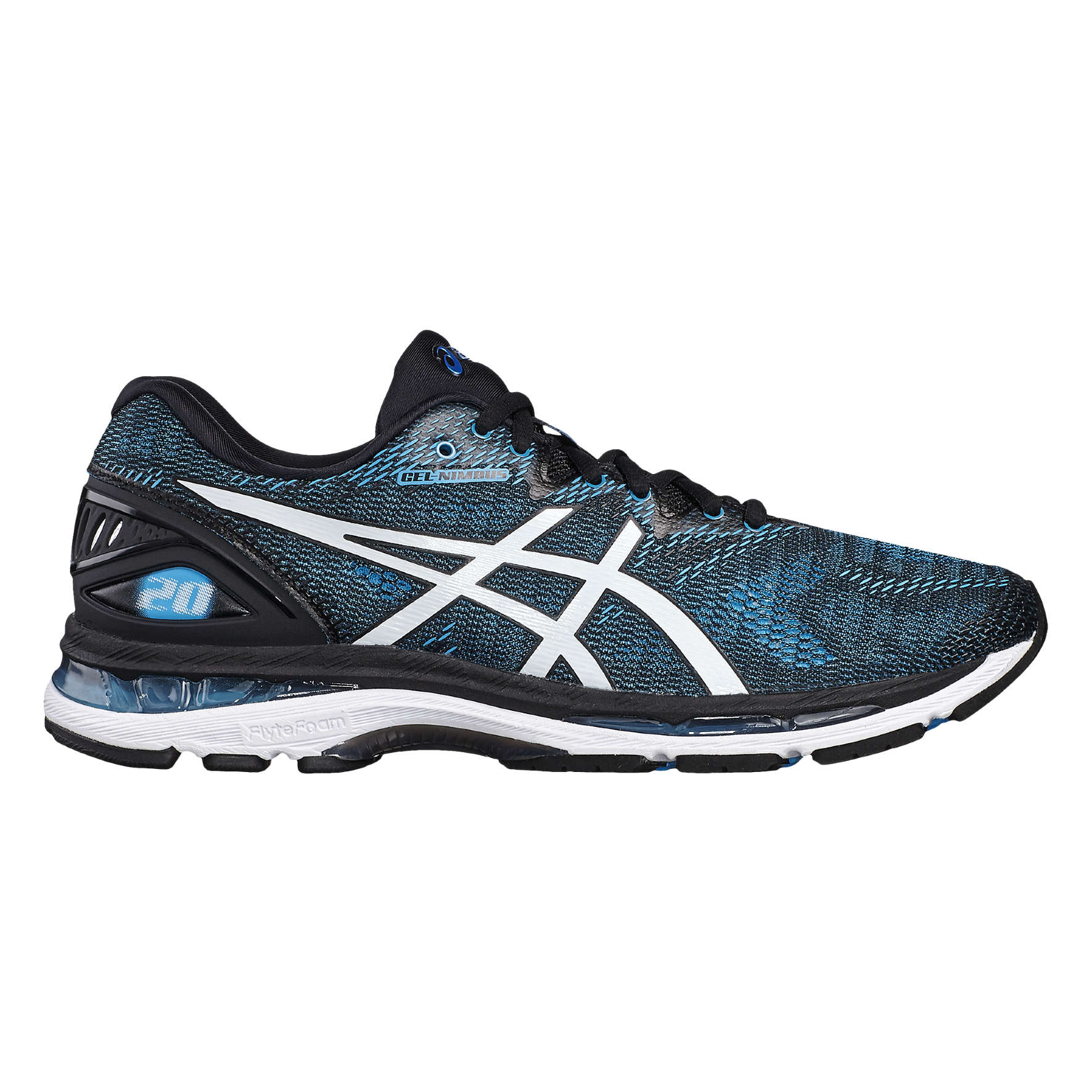 ASICS Gel Nimbus 20 Hardloopschoenen Blauw/Wit Heren