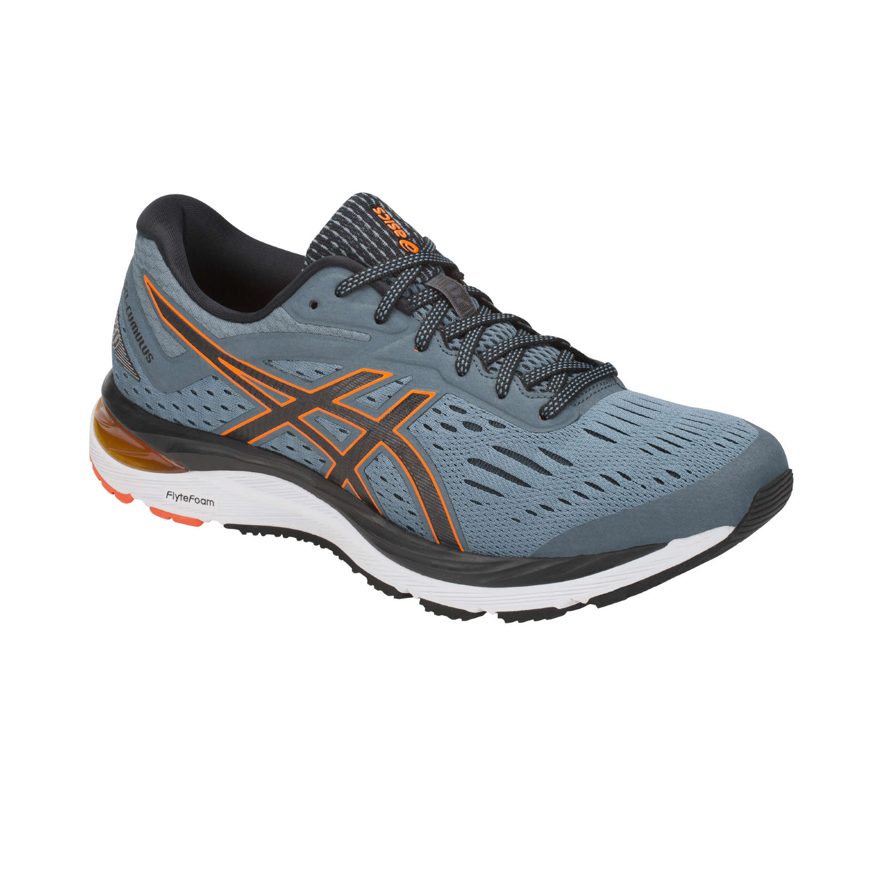 ASICS Gel Cumulus 20 Hardloopschoenen Grijs/Zwart/Oranje Heren