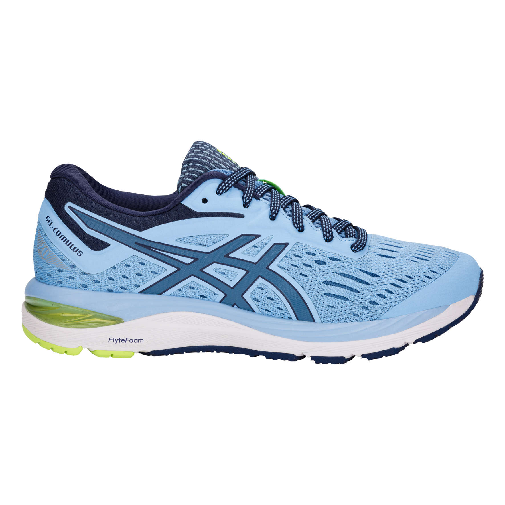 lichtblauwe asics