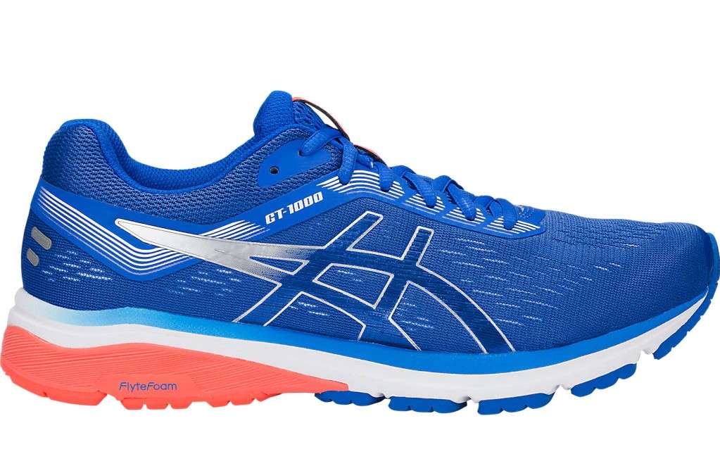 ASICS GT 1000 7 Hardloopschoenen Blauw/Zilvergrijs Heren