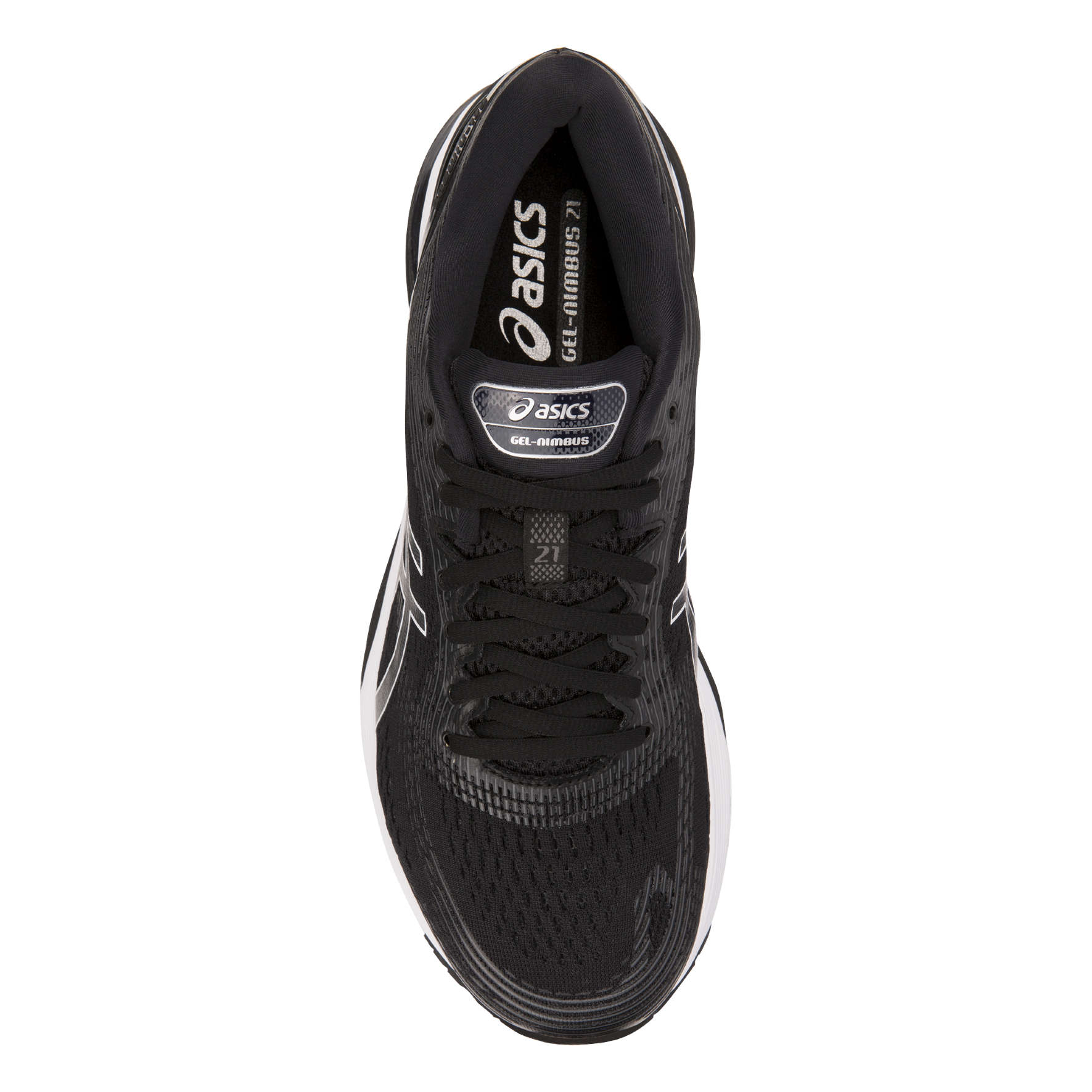 ASICS Gel Nimbus 21 Hardloopschoenen Zwart Grijs Heren koop je bij Futurumshop