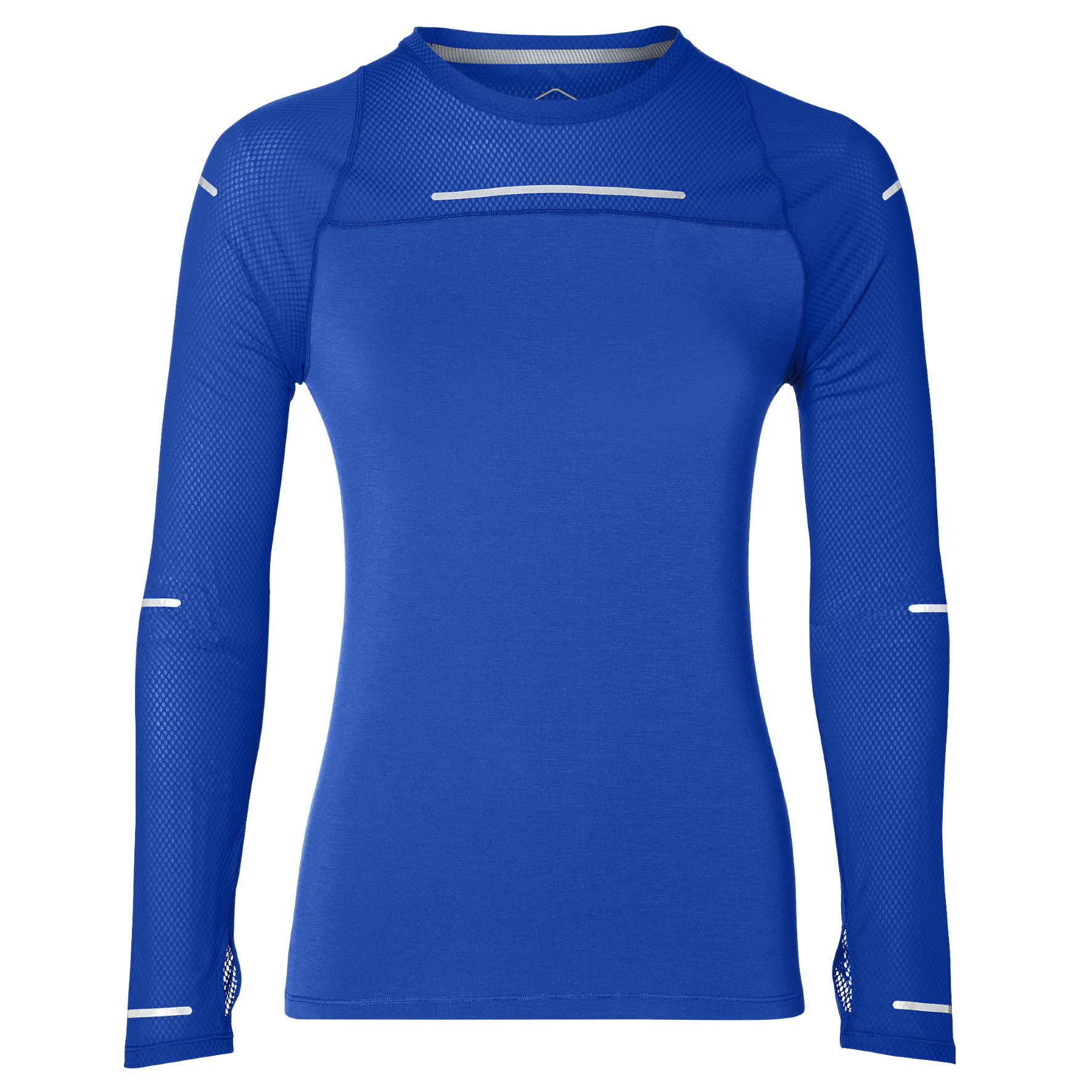 ASICS Lite-Show Hardloopshirt Lange Mouwen Blauw Dames