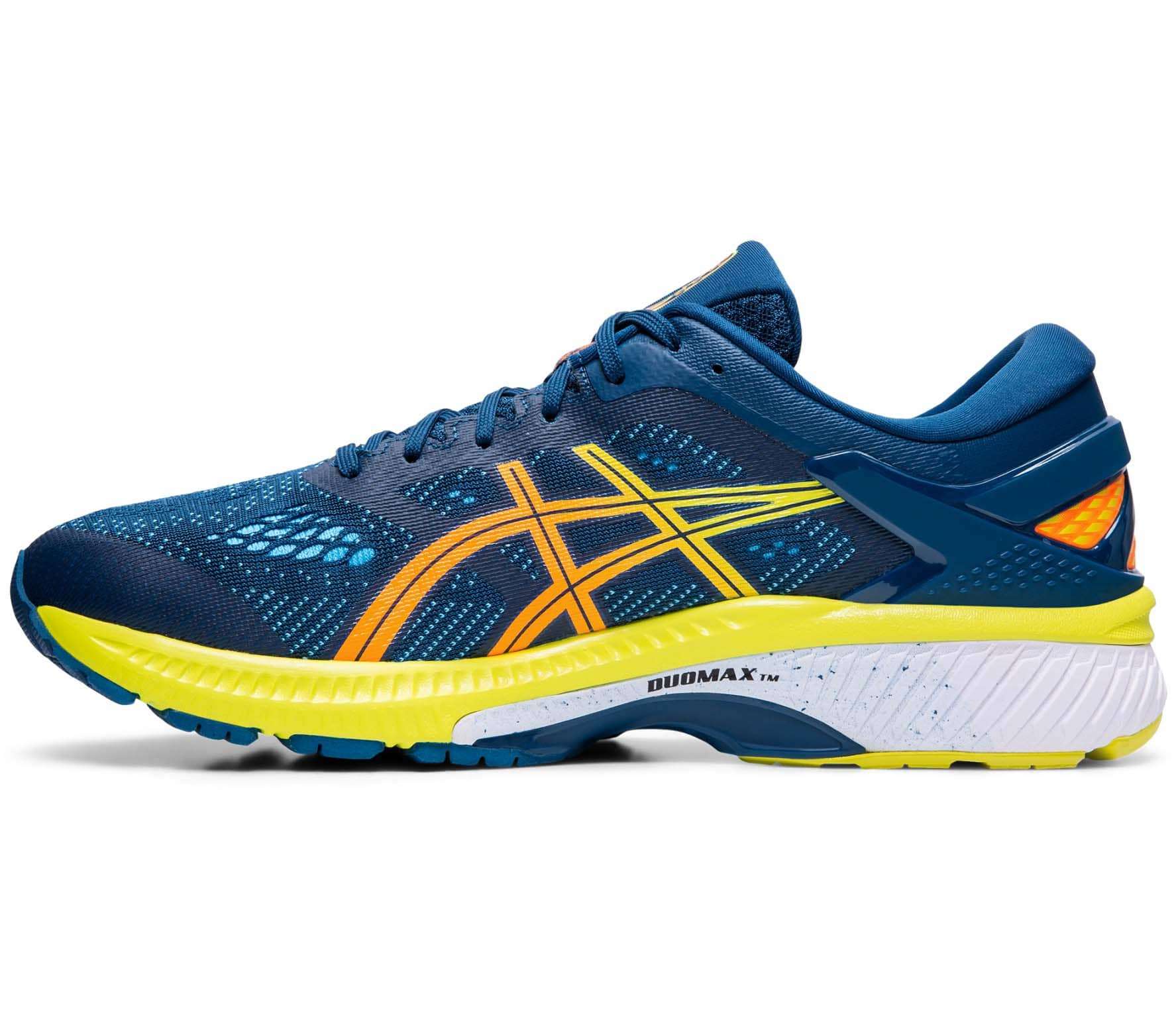 ASICS Gel Kayano 26 Hardloopschoenen Blauw Oranje Geel Heren koop