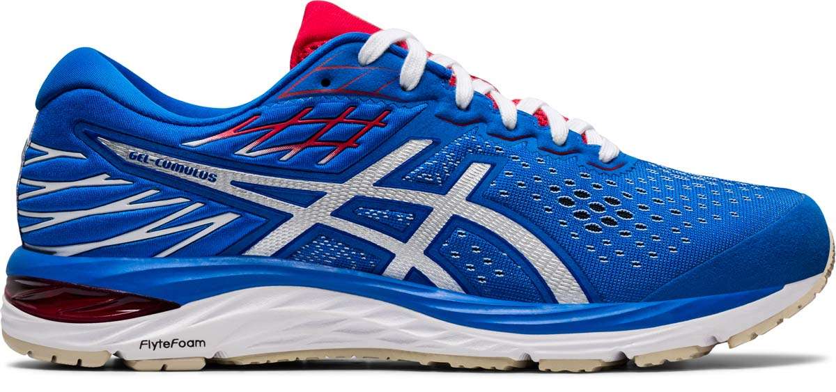 ASICS Gel Cumulus 21 Hardloopschoenen Blauw Wit Heren koop je bij Futurumshop