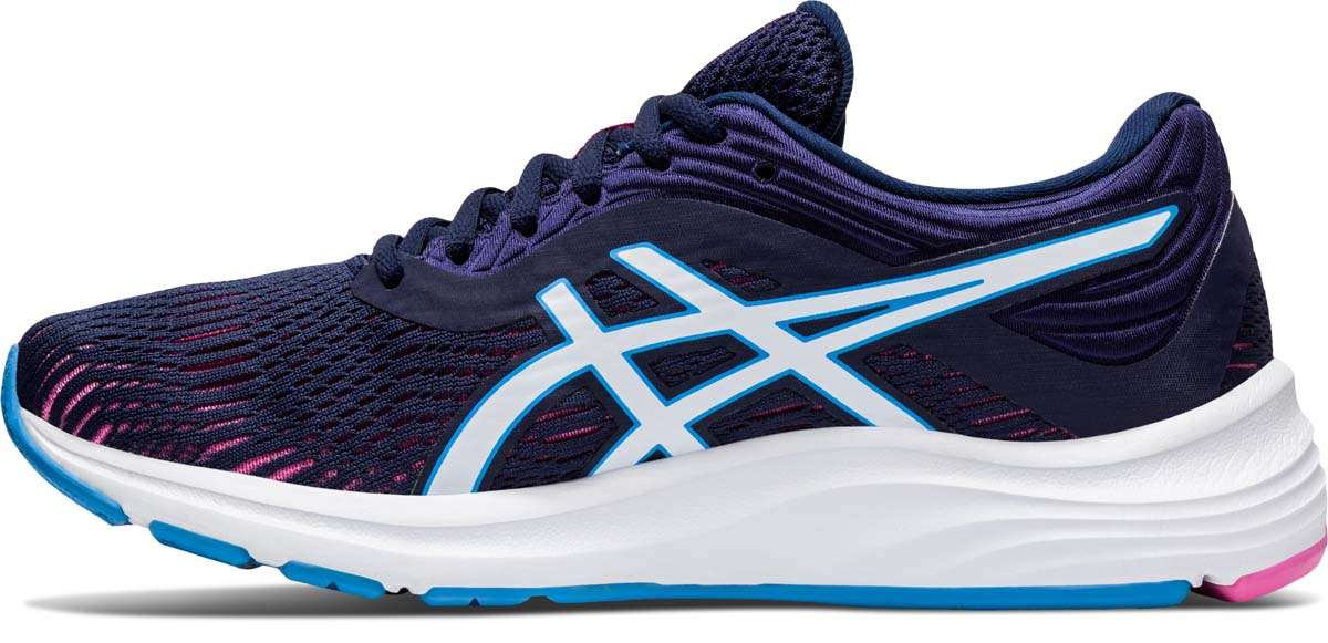 ASICS Gel Pulse 11 Hardloopschoenen Donkerblauw/Wit/Roze Dames