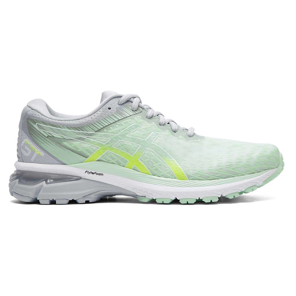 ASICS GT-2000 8 Hardloopschoenen Grijs/Groen Dames koop je bij  Futurumshop.nl