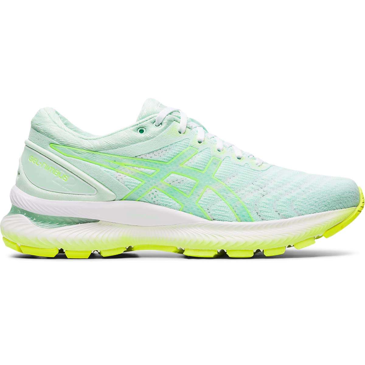 ASICS Gel Nimbus 22 Hardloopschoenen Groen/Wit Dames