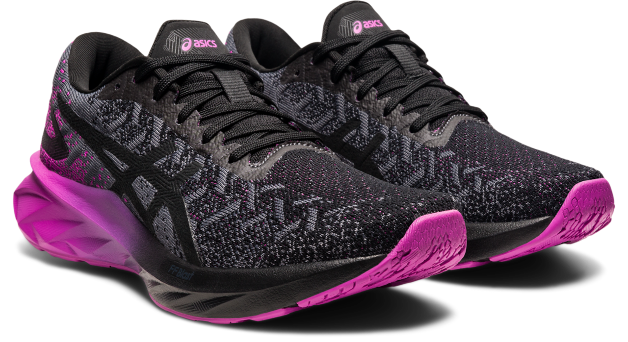 ASICS Dynablast Hardloopschoenen Zwart Roze Zwart Dames koop je bij Futurumshop