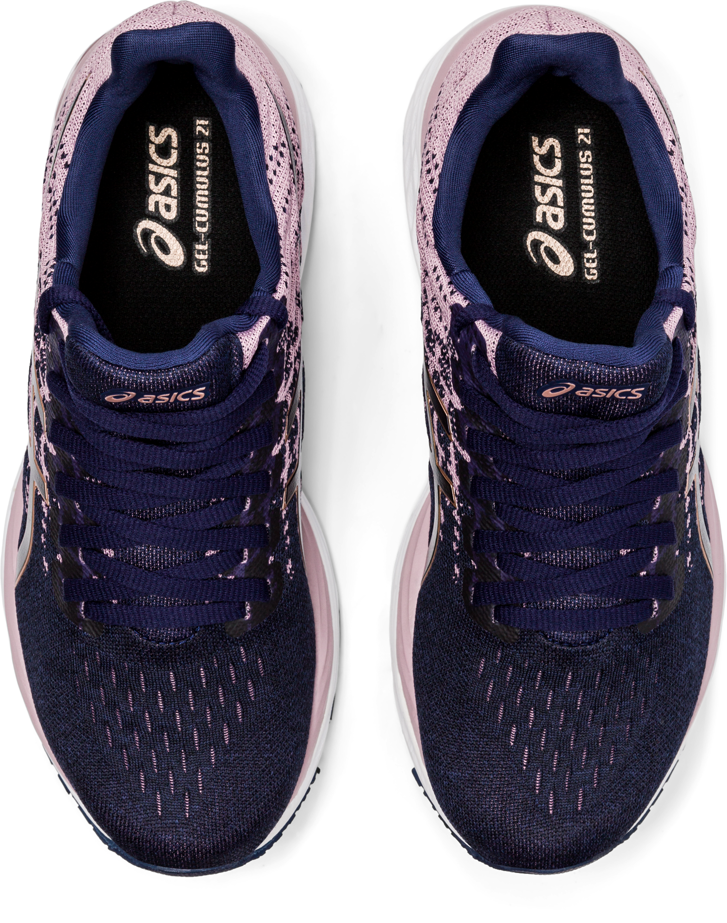 ASICS Gel Cumulus 21 MK Hardloopschoenen Blauw/Roze Dames koop je bij  Futurumshop.nl
