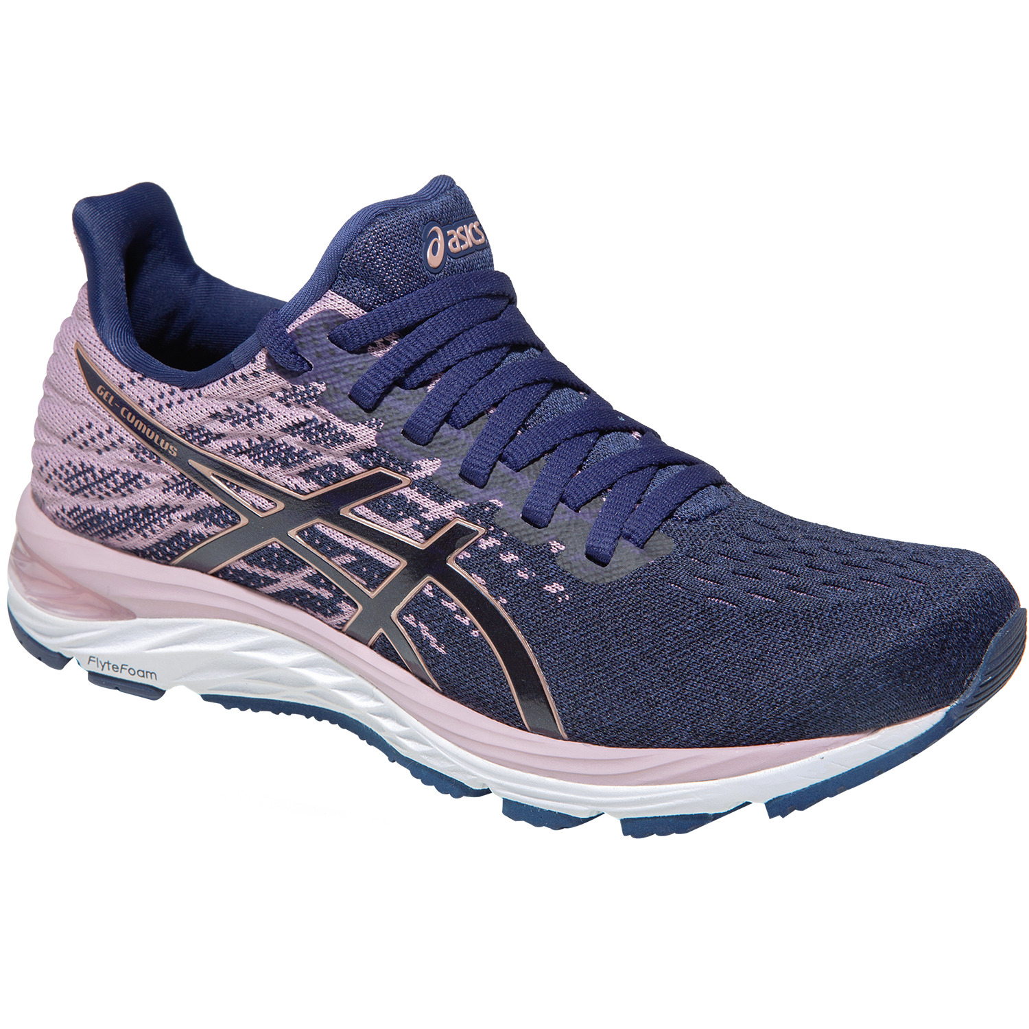 Gel Cumulus 21 MK Hardloopschoenen Blauw Roze Dames