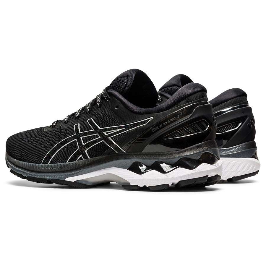 ASICS Gel Kayano 27 Hardloopschoenen Zwart/Zilver Dames