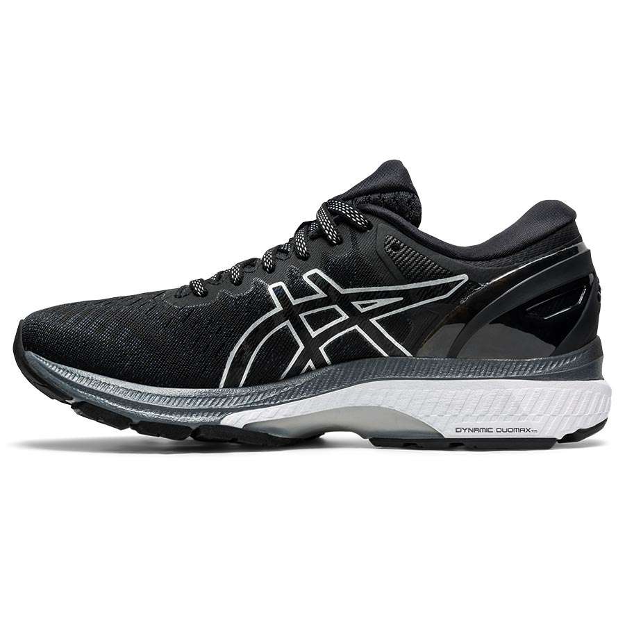 ASICS Gel Kayano 27 Hardloopschoenen Zwart/Zilver Dames