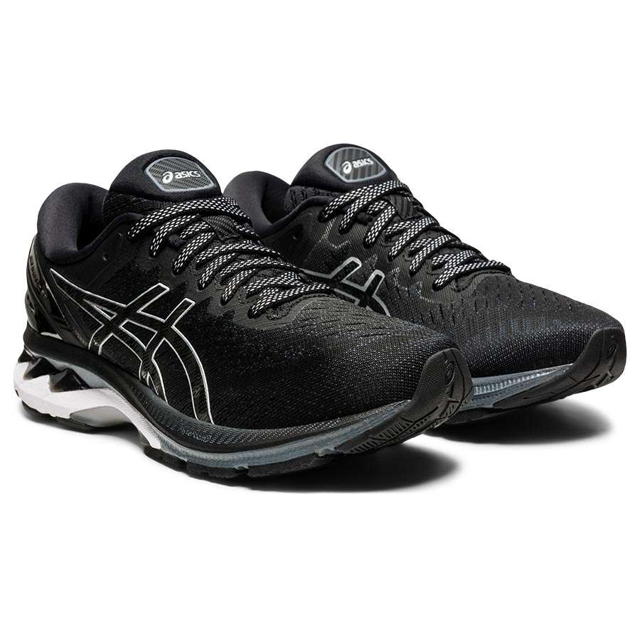 ASICS Gel Kayano 27 Hardloopschoenen Zwart/Zilver Dames