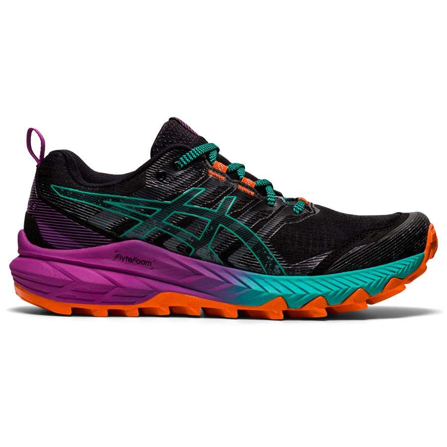 ASICS Gel Trabuco 9 Trail Hardloopschoenen Zwart/Paars Dames koop je bij  Futurumshop.nl