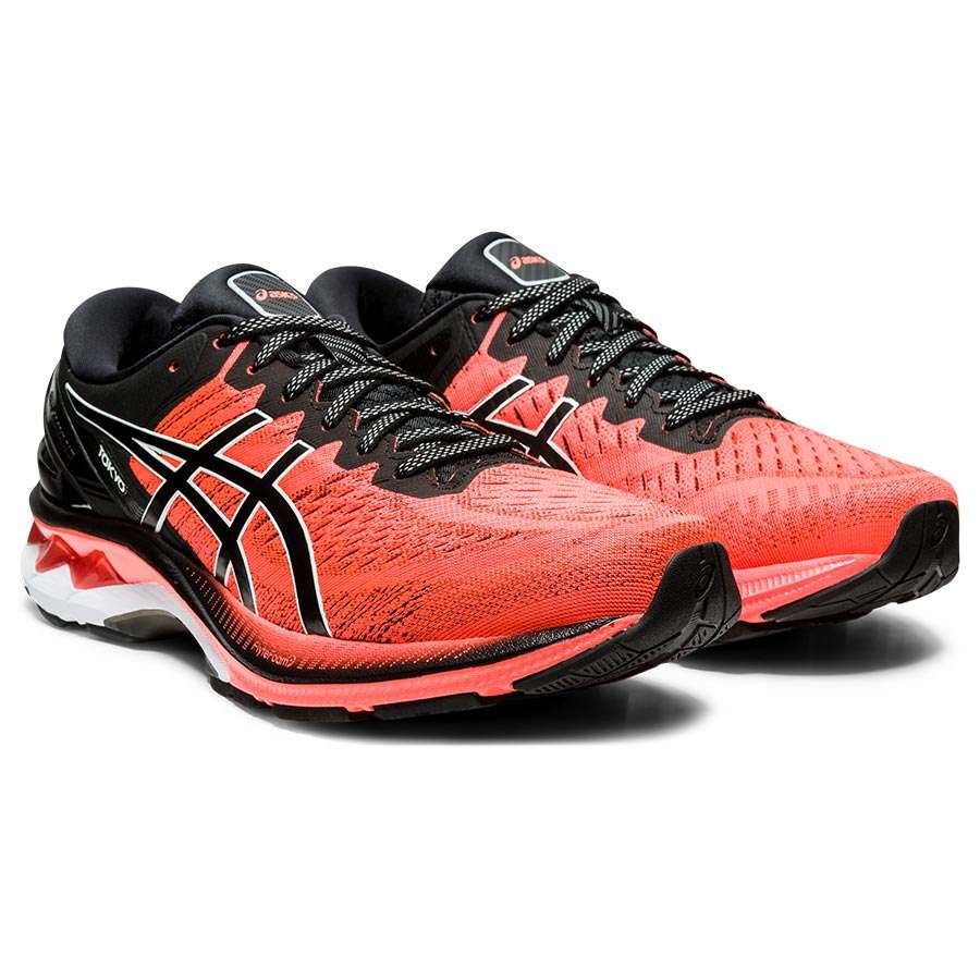 ASICS Gel Kayano 27 Tokyo Hardloopschoenen Rood/Zwart Heren