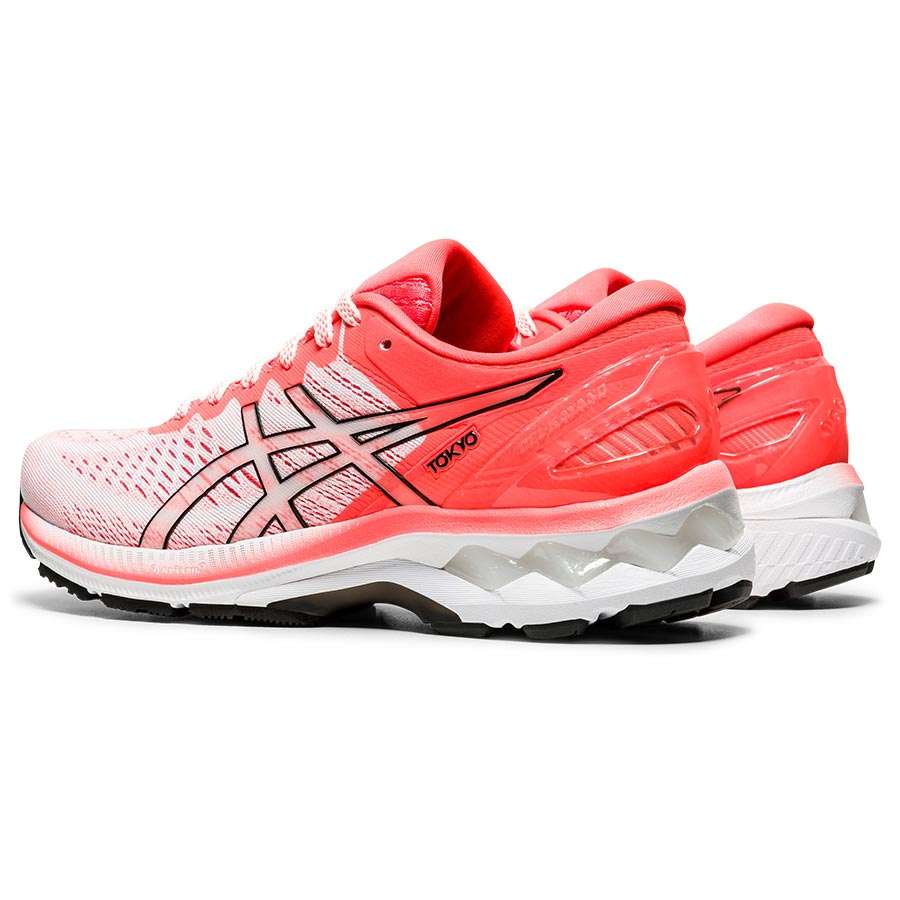 Gel Kayano 27 Tokyo Hardloopschoenen Wit Rood Dames