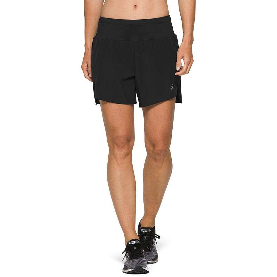 ASICS Road 5.5IN Hardloopbroek Kort Zwart Dames koop je bij Futurumshop.nl