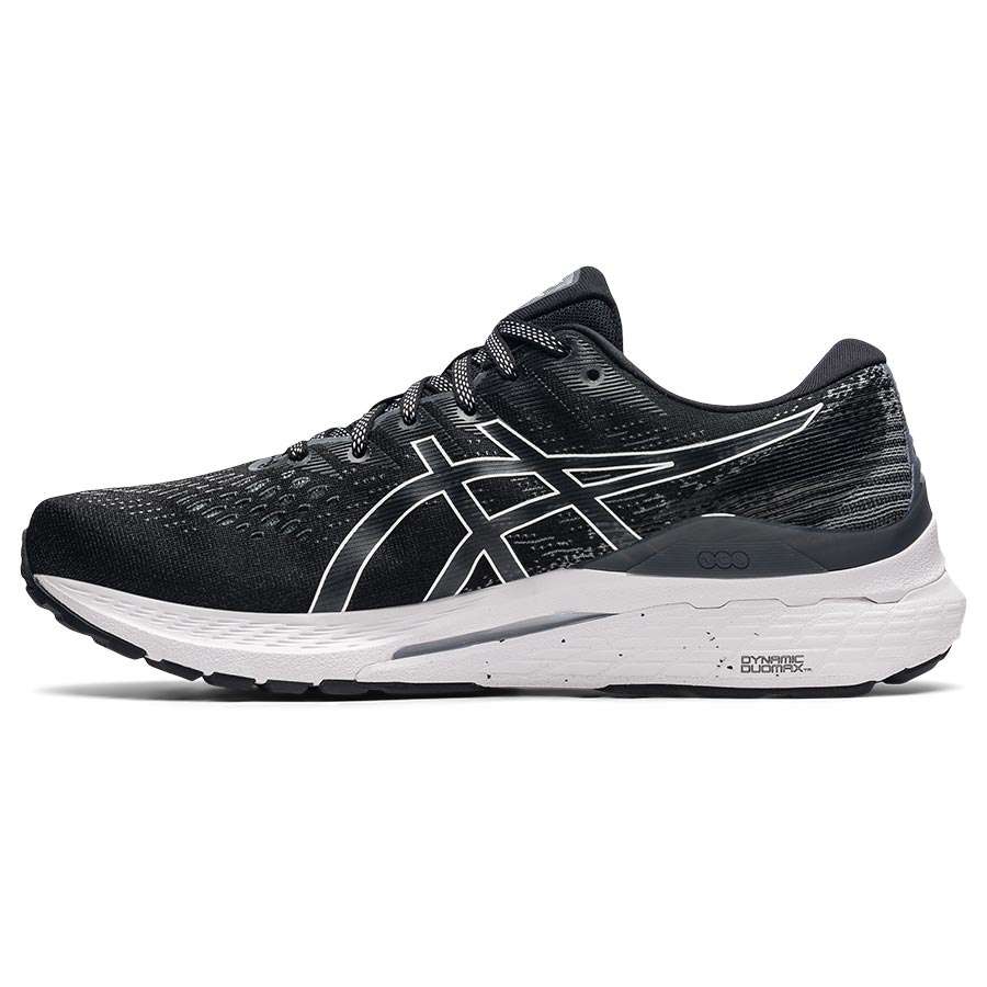 ASICS Gel Kayano 28 Hardloopschoenen Zwart/Wit Heren