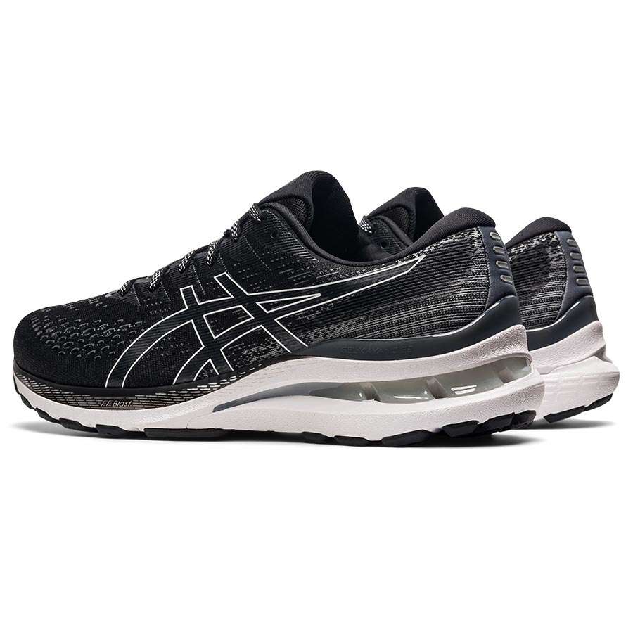 ASICS Gel Kayano 28 Hardloopschoenen Zwart/Wit Heren koop je bij  Futurumshop.nl