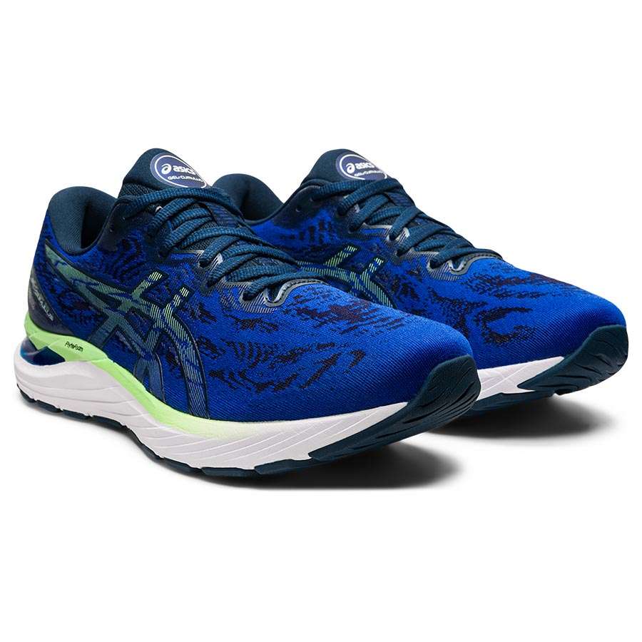 asics cumulus 21 blue
